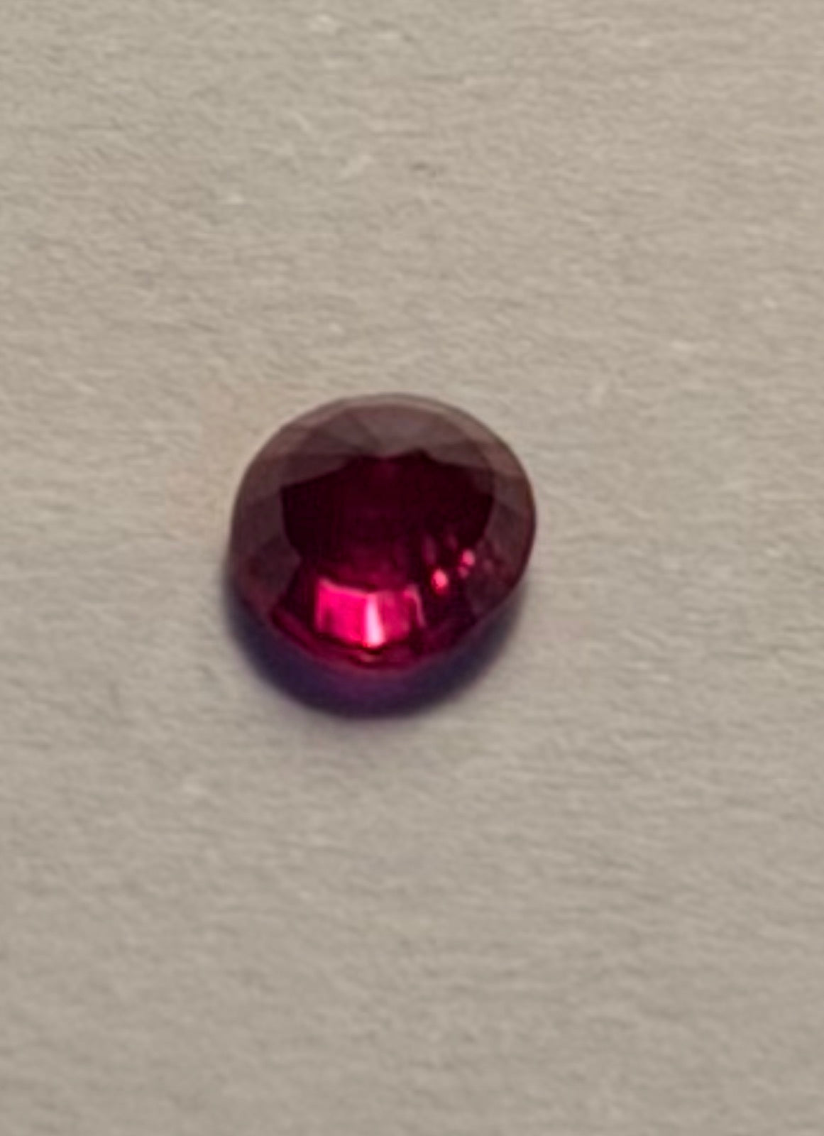 Natural Ceylon Ruby - 0.43 Carat Genuine Corundum Gemstone