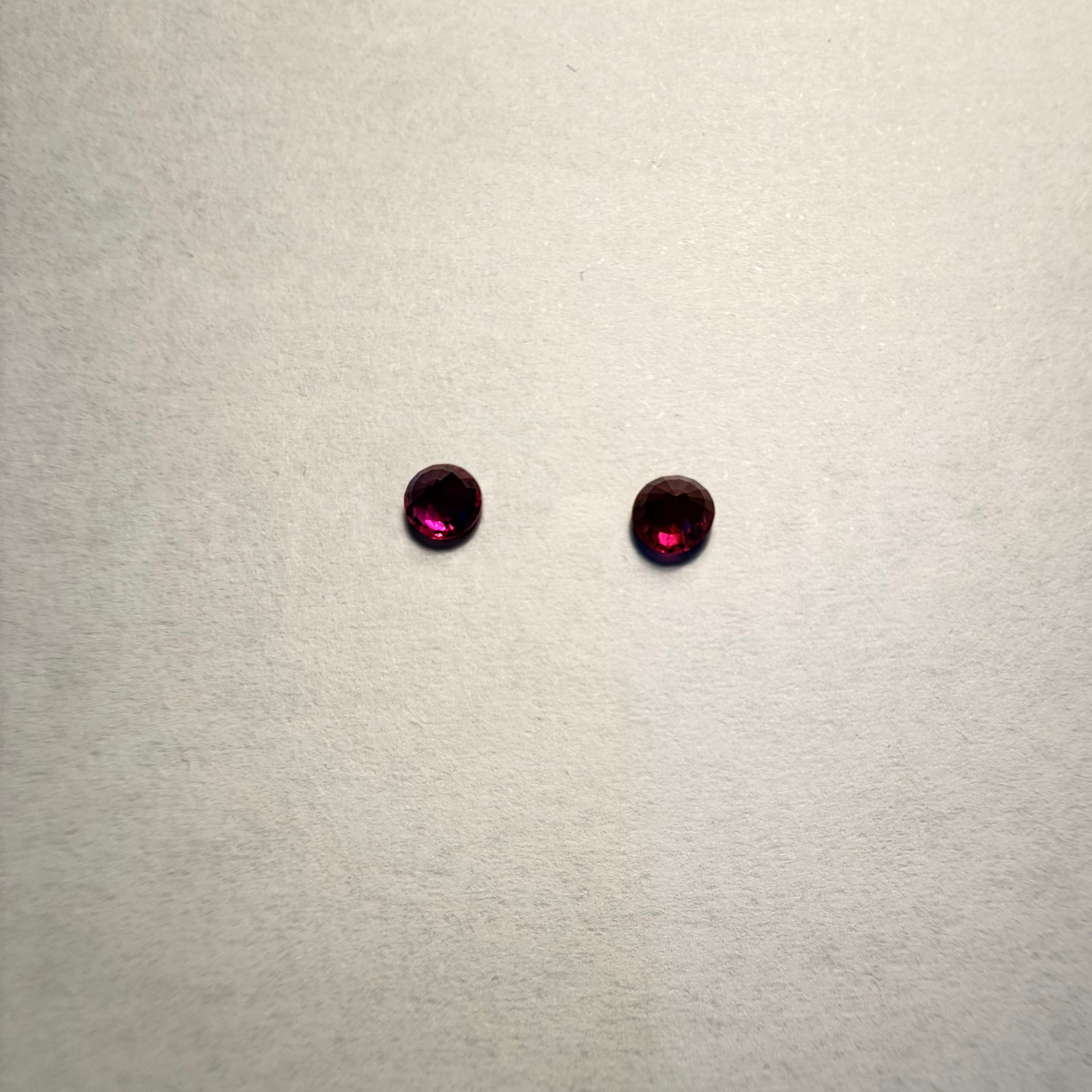 Natural Ceylon Ruby - 0.43 Carat Genuine Corundum Gemstone